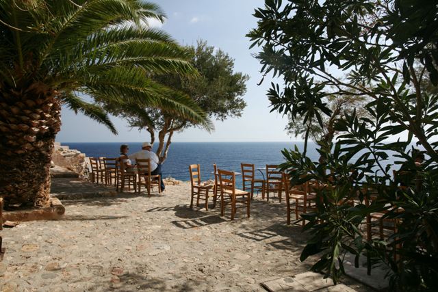 Monemvasia - Time to sit and enjoy the beautiful views